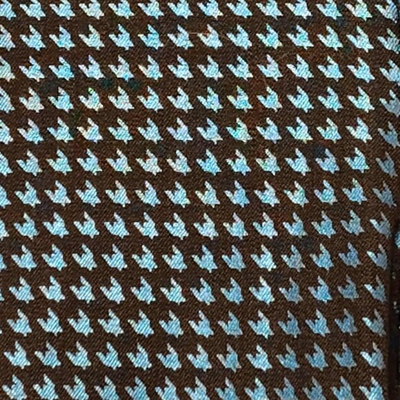 Old Navy Blue & black Metallic Houndstooth Pixie Ankle Pants, size 10 - NWT - Picture 5 of 11